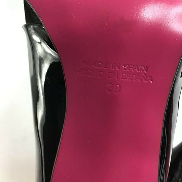 CUPLE Women's Black Classic Kitten Heels Ankle Bootie Size 39 EUR (US 8) - Picture 7 of 11